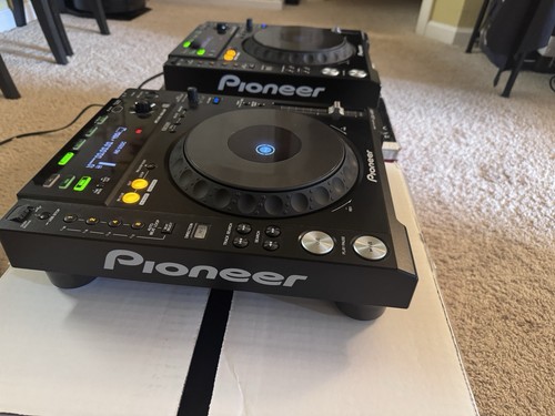 Two pioneer cdj - , black-